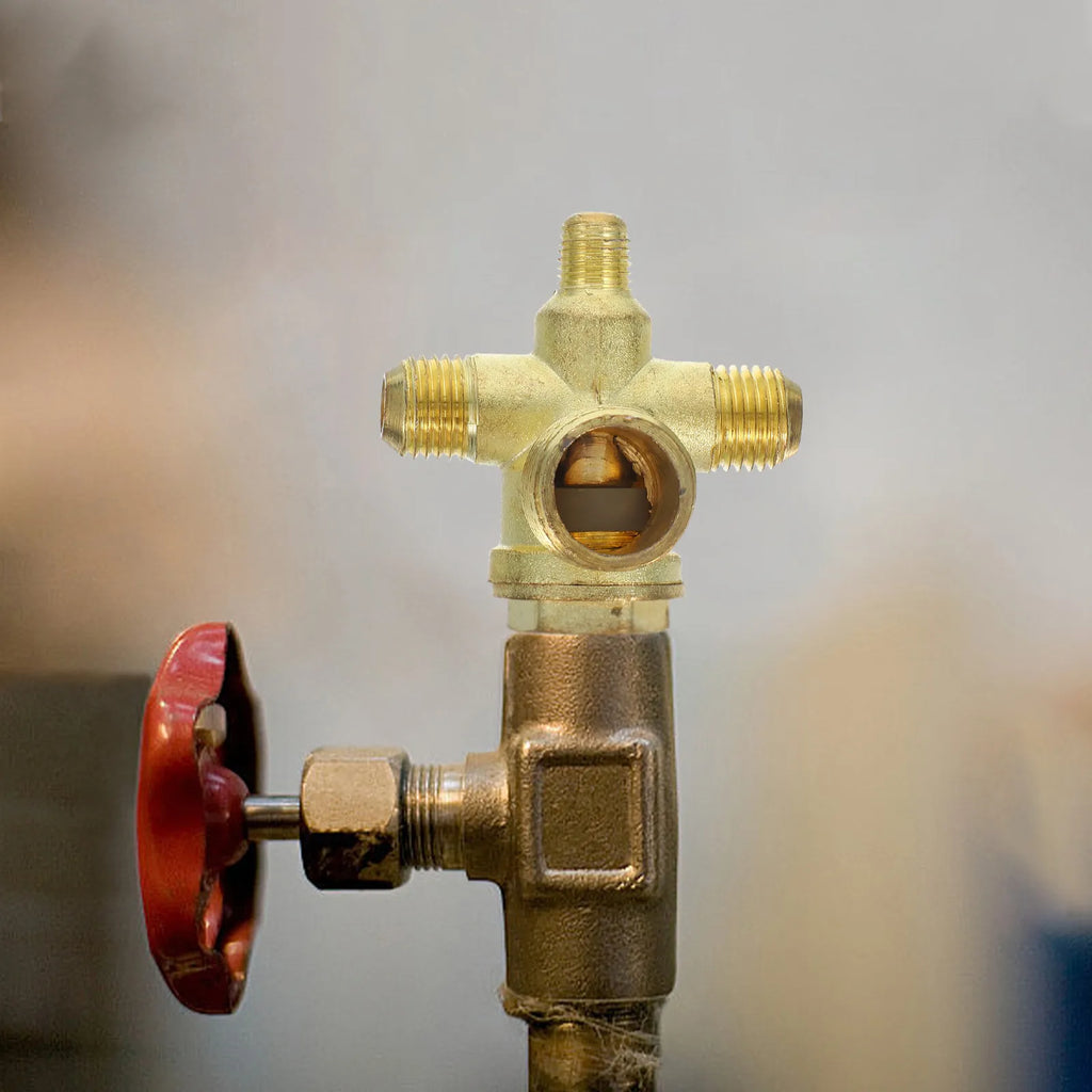 Air Compressor Valve 4 Ways Threaded Check Non-return Pneumatic