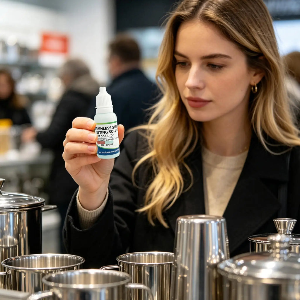 Stainless Steel Testing Solution Identification 304 316 201 301 Liquid Testing Agent Identification Of Authenticity 15ml/Bottle Zpaxo