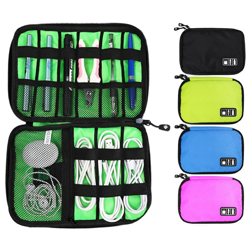 Waterproof Electronic Accessories Organizer Bag Portable Cable Zpaxo
