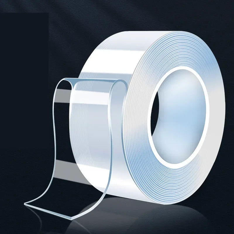 1/3/5m Nano Tape Double-Sided Adhesive Tape Traceless Waterproof Tape For Bathroom Kitchen Sink Tap Gel Sticker Zpaxo 1m 1mm 30mm