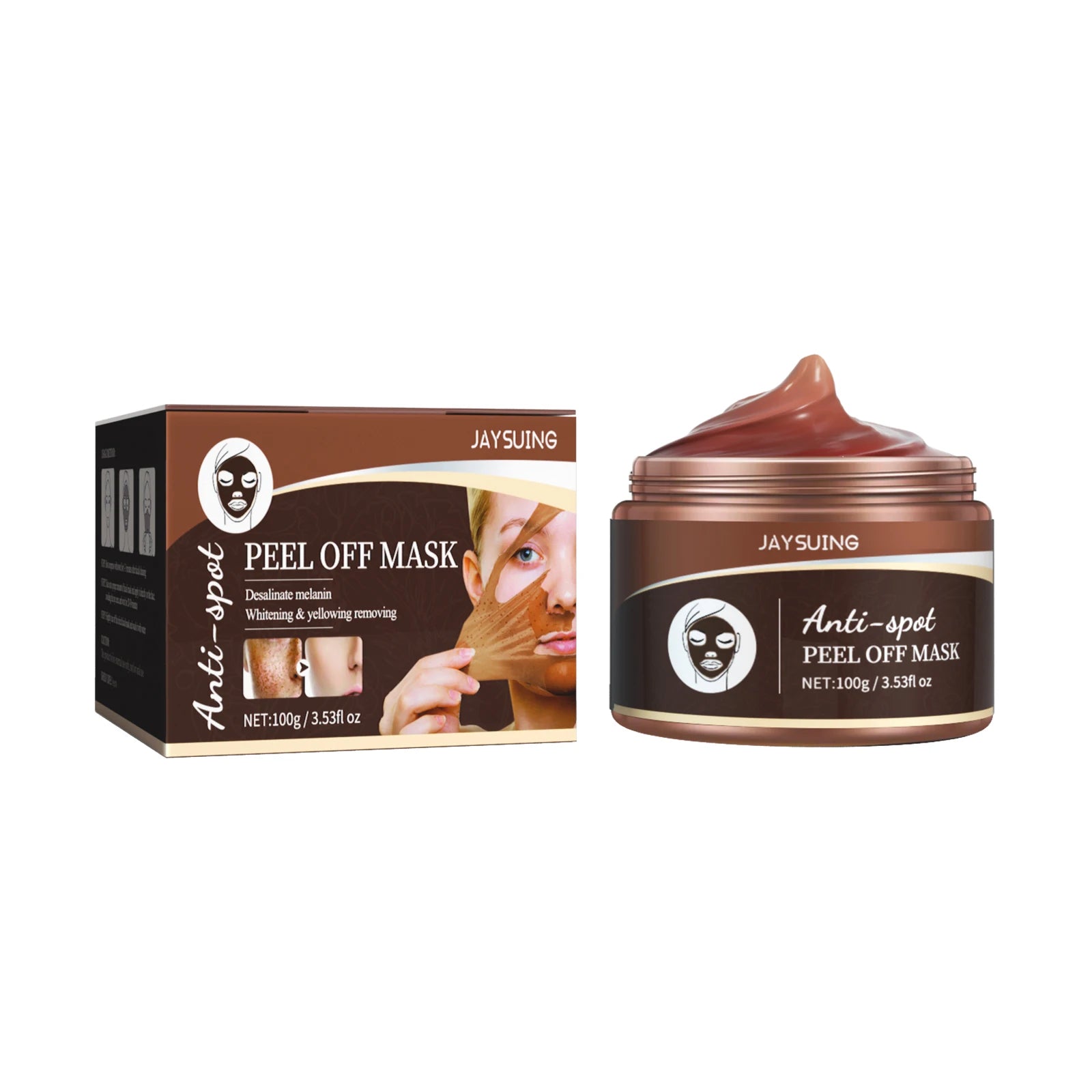 Jaysuing Firming Brightening Peel-Off Facial Mask 100g Peel-Off Face Mask Zpaxo 100g 100g