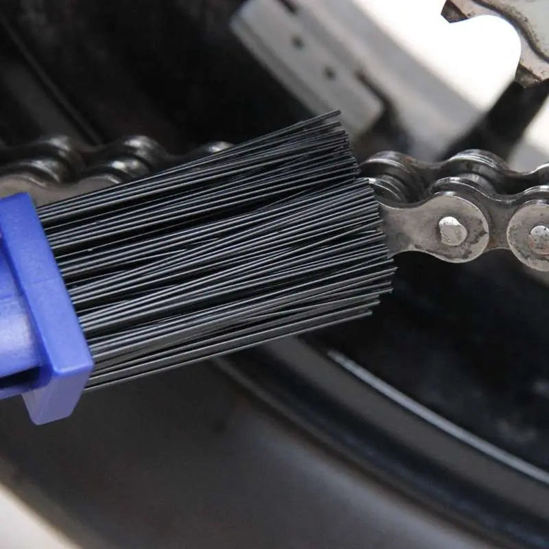 New Cycling Motorcycle Bicycle Chain Clean Brush Gear Grunge Brush Bike Moto Brush Clean Chain Cleaner Outdoor Scrubber Tool Zpaxo