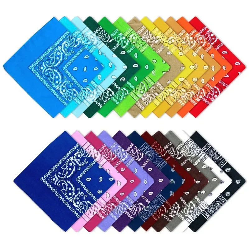 Hip Hop Bandana 23 Styles – Headband, Hair Scarf & Wrist Wrap