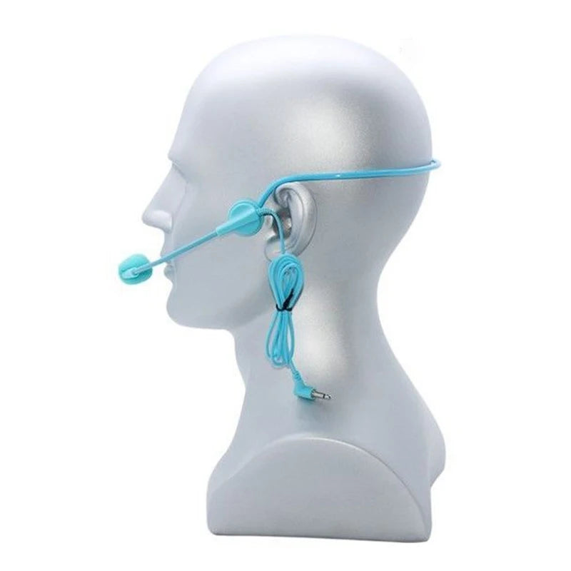 Modern Wired Plug Lecture Headset Mic Efficient Teaching Portable Zpaxo