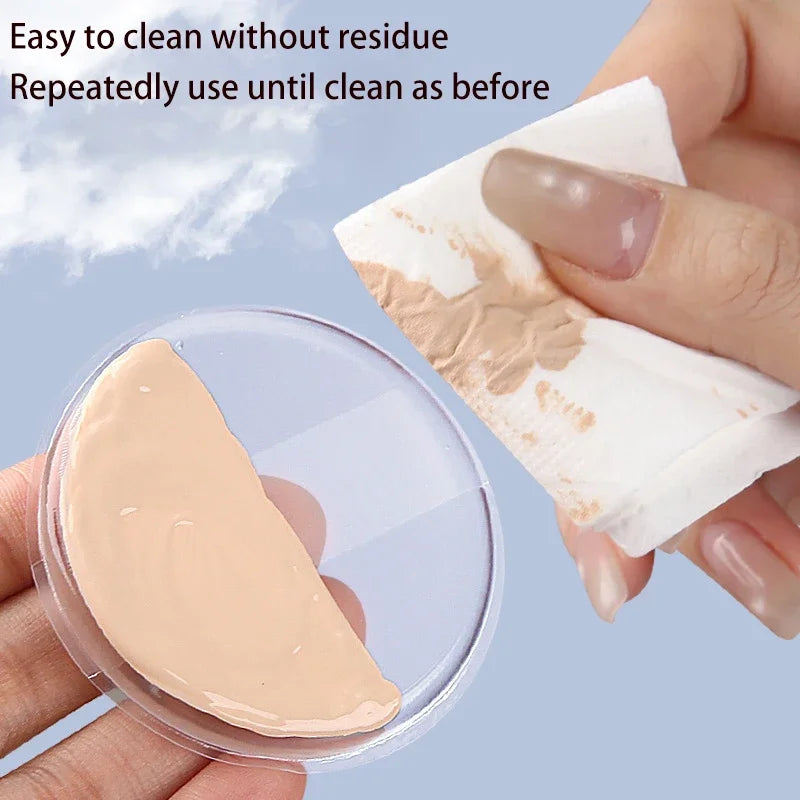 Soft Silicone Gel Powder Puff Sponge Cosmetic Face Foundation BB
