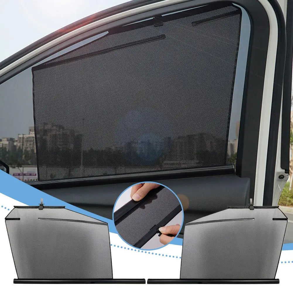 Driver Seat Flexible Sunshade Car Window Curtain Sunshade Blocks Back Seat Sun UV Glare Heat Protector Car Trunk RV Travel Zpaxo