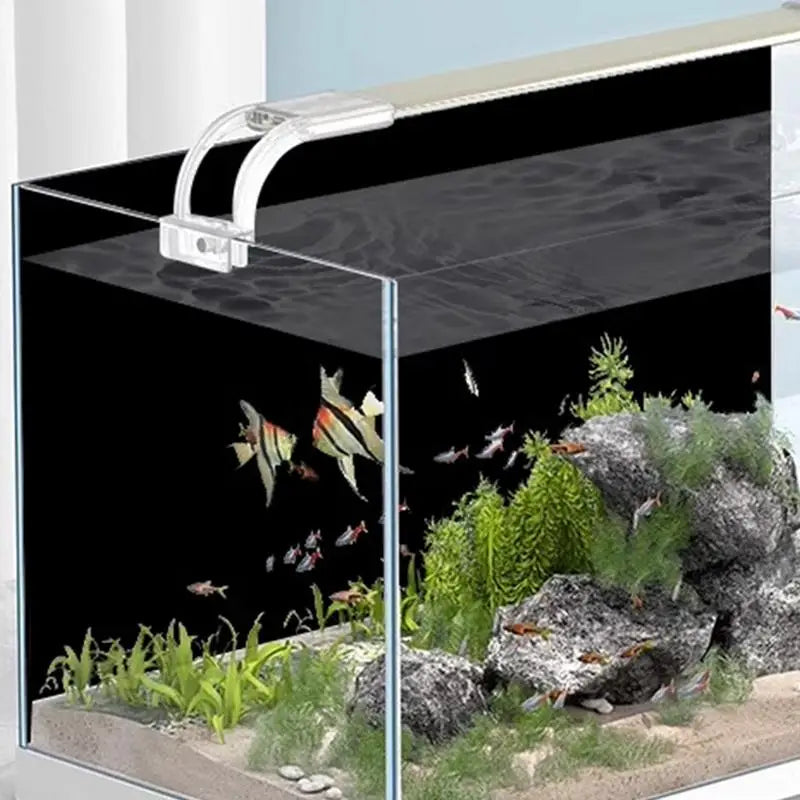Fish Tank Background Static Cling Black Aquarium Backdrop Sticker