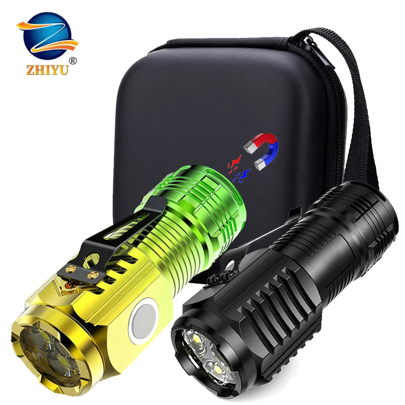 Rechargeable LED Mini Pen Clip Flashlight – 1000LM Waterproof