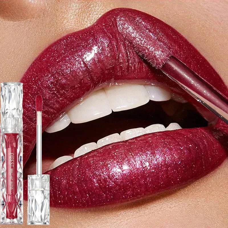 Waterproof Diamond Liquid Lipstick Moisturizing Long-lasting Matte
