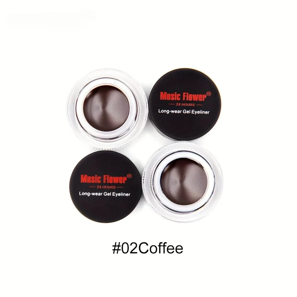 Rich Rendering Eyeliner Cream Smudge Proof Waterproof Easy Coloring Zpaxo 02