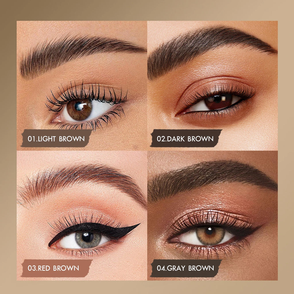 1PC Waterproof, Long-lasting, No Makeup Removal, 3D Three-dimensional, Press-type Eyebrow Pencil,Suitable for Daily Quick Makeup Zpaxo