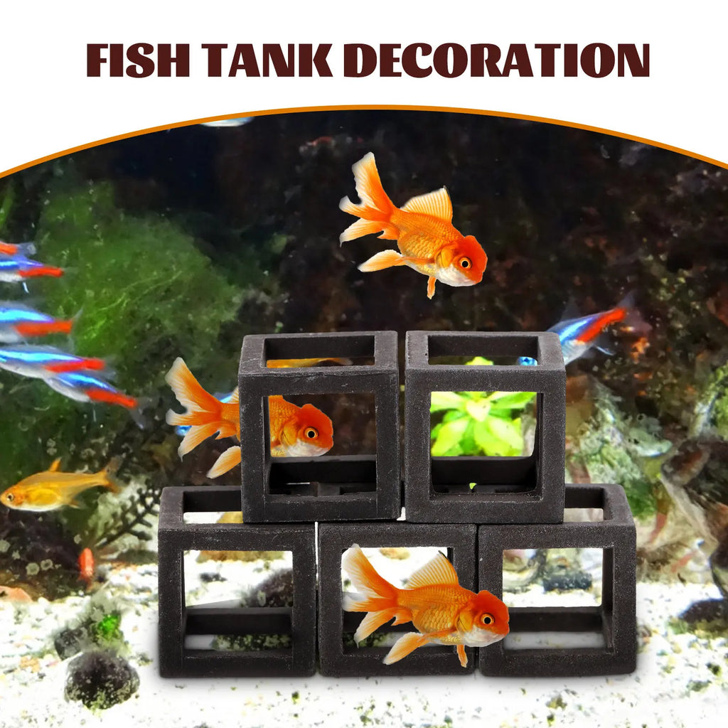 Fish Tank Decor Aquarium Ornament Durable Safe Simulated Natural Use