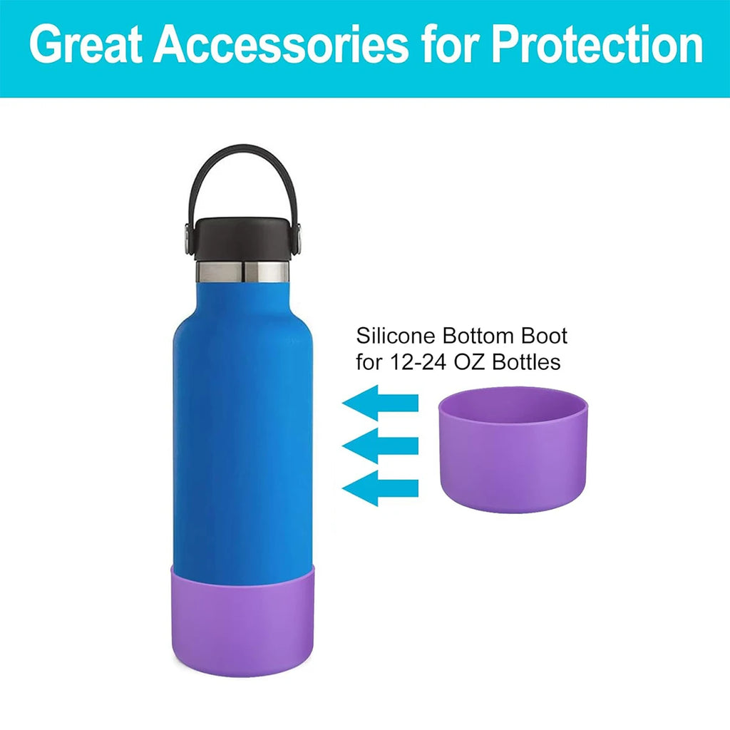 Silicone Bottom Boot for Wide Mouth Water Bottles 12–40oz
