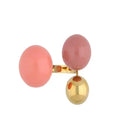 Fashionable Candy Spherical Enamel Droplet Ball Ring Adjustable Open Zpaxo M