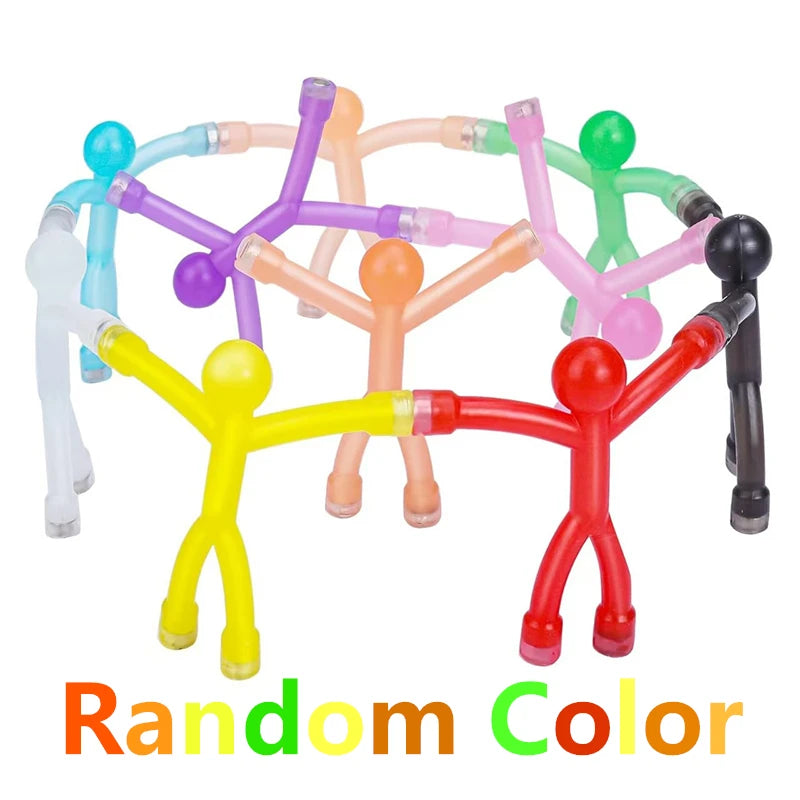 Fridge Magnets Man Humanoid Magnetic Toys People Mini Colorful Toy Zpaxo 5pcs