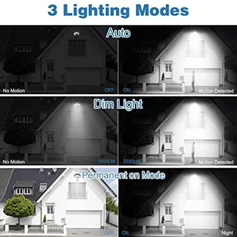Solar Sensor Street Lights Remote Control Outdoor Waterproof Zpaxo