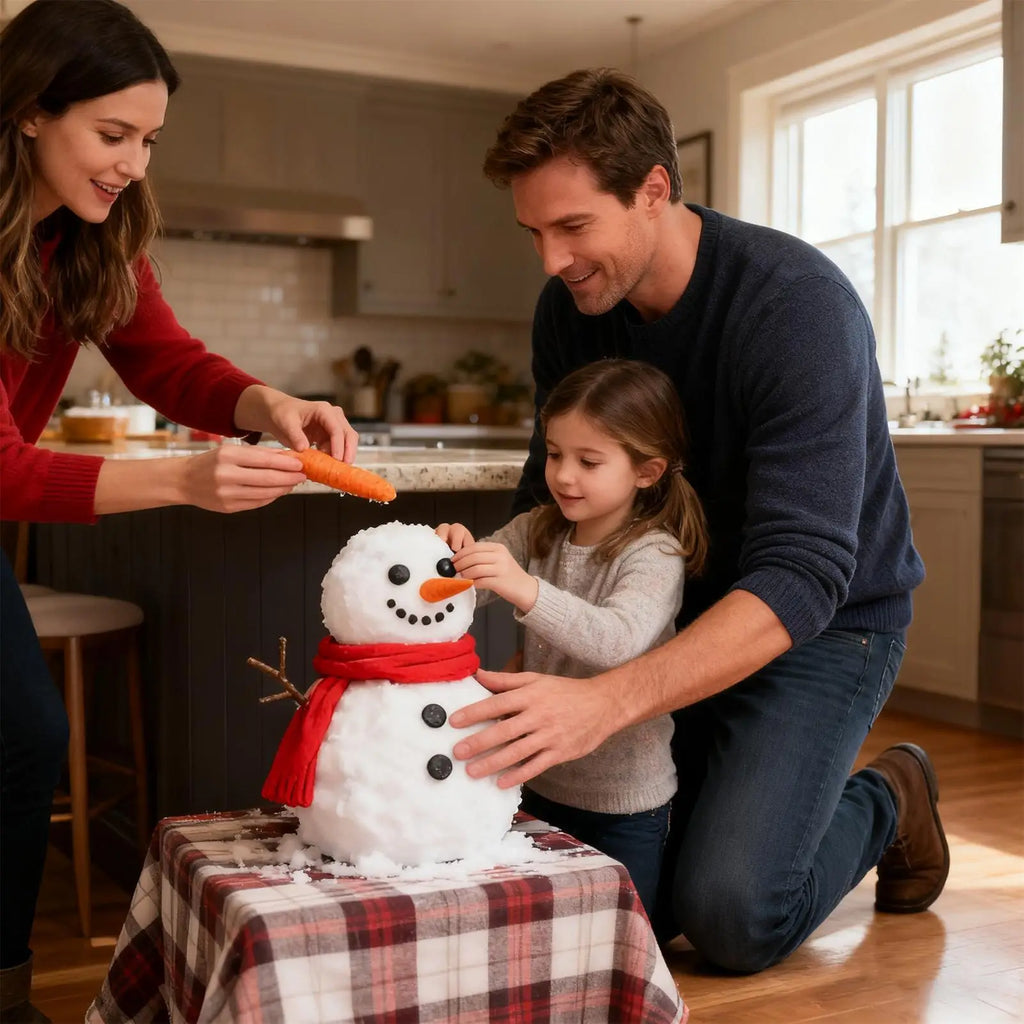 Christmas Snowman Craft Creative Crafts Building Stocking Stuffers