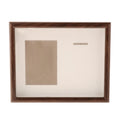 Medal Storage Shadow Box Frame Photo Gymnastics Pins Zpaxo Walnut Color 10inch