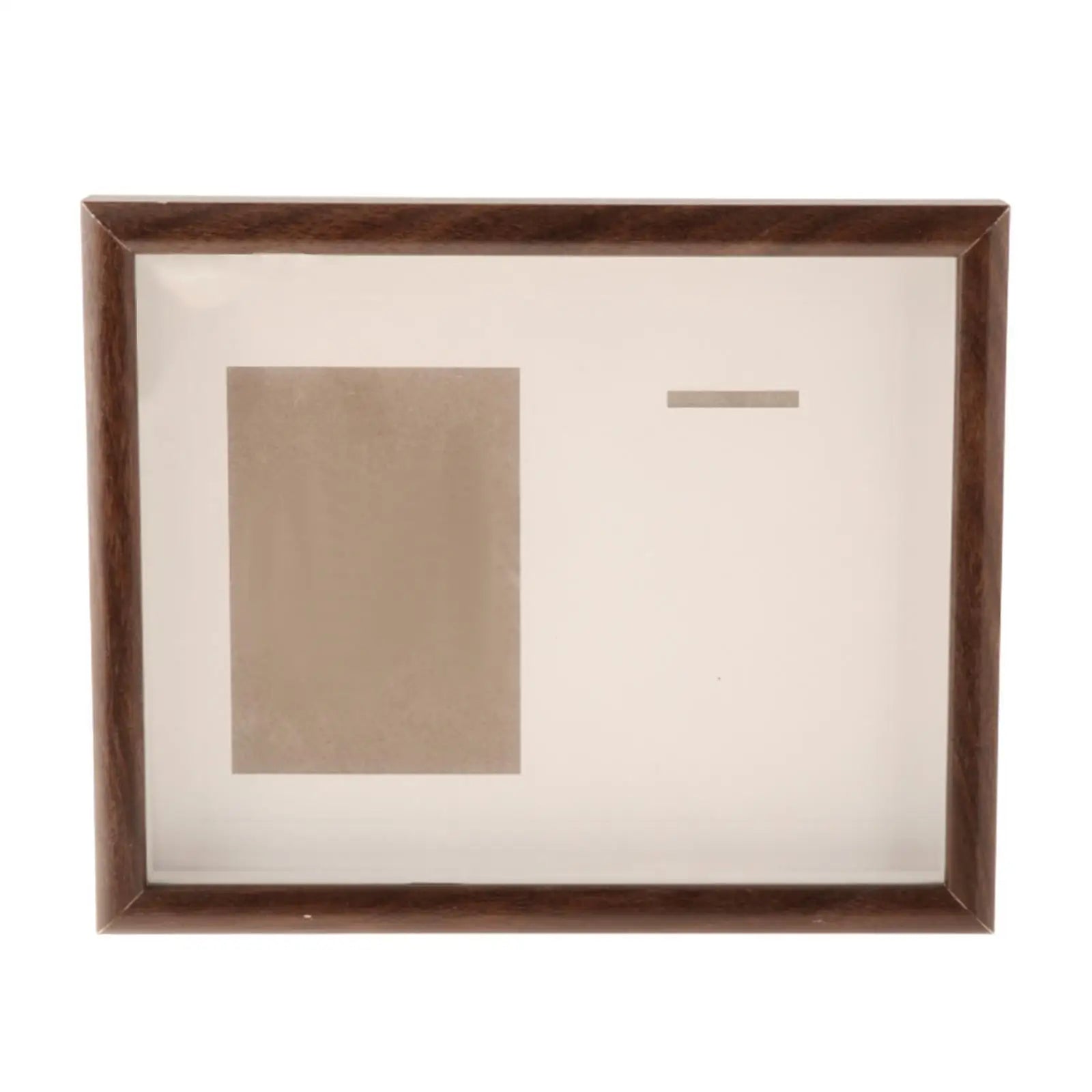 Medal Storage Shadow Box Frame Photo Gymnastics Pins Zpaxo Walnut Color 10inch