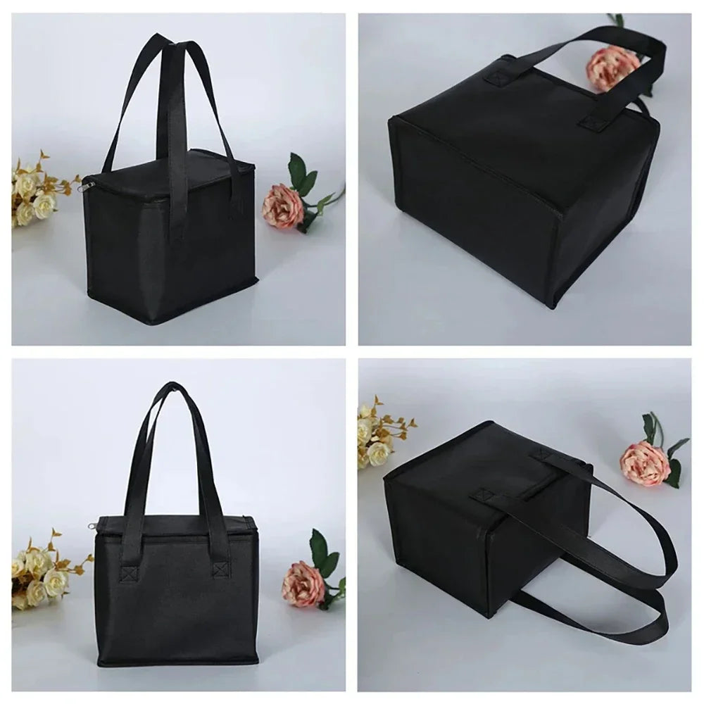 Portable Lunch Cooler Bag Folding Insulation Picnic Ice Pack Food Thermal Bag Drink Carrier Insulated Bags Beer Delivery Bag Zpaxo