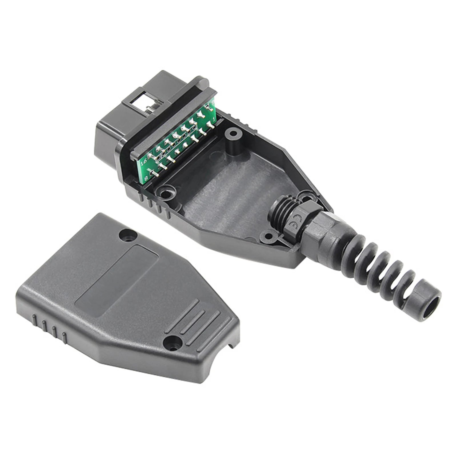 OBD2 Connector Shell Universal 16-Pin Connection Male OBD Diagnostic