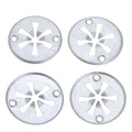 Durable Auto Replacement Parts Metal Car Accessories Auto Fastener Clip Engine Insulation Cover Metal Gasket Metal Hood Bonnet Zpaxo silver-10PCS-SET