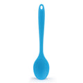Hot Silicone Spoon Tableware Small Mixing Spoon Denser Salad Seasoning Denser Spoon Kitchen Small Tool Zpaxo Blue