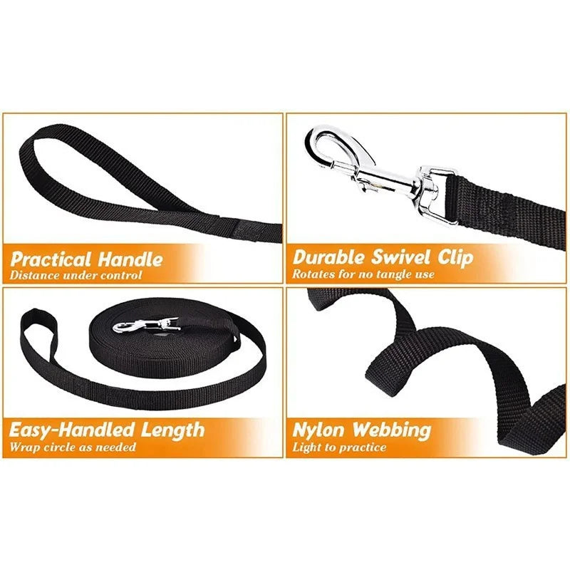 Durable Nylon Dog Leash Small Medium Dogs Cats Puppies Multiple