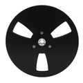 1 4 Empty Tape Reel 3 Holes Aluminum Alloy Open Takeup NAB Black