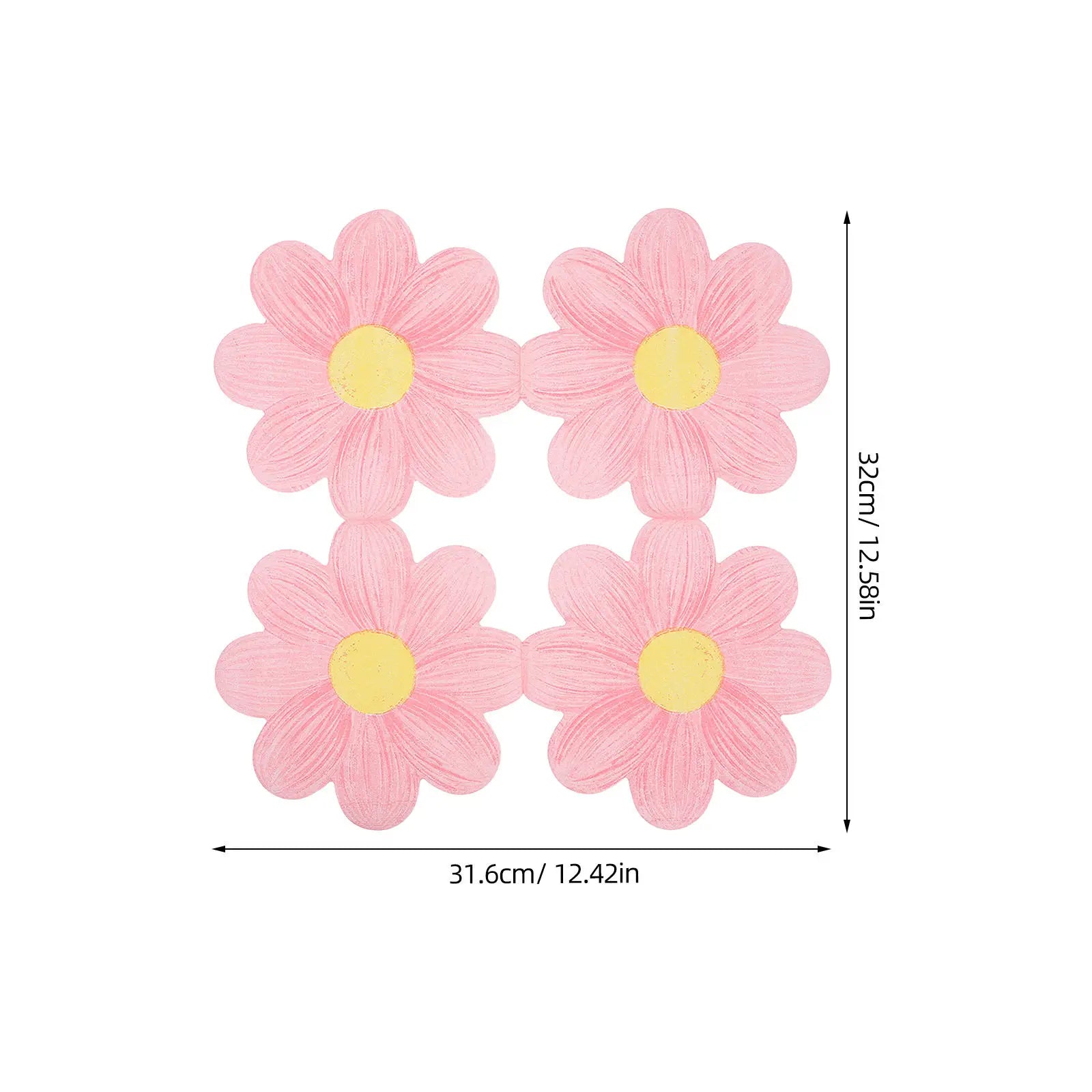 40 Sheets Daisy Decorative Paper Napkins Floral Party Supplies