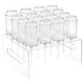 Cake Push Pop Containers Dessert Tubes Push Up Pop Containers with Stand & Lid for Home Dining Room Wedding Birthday Party Zpaxo China Mainland A