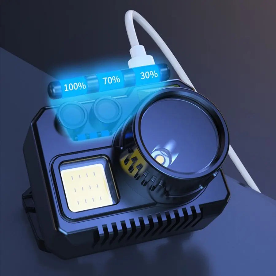 POCKETMAN IR Motion Sensor Headlamp – 7-Mode USB Rechargeable