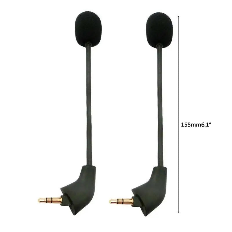 652F Replacement Mic for HyperX Cloud2 II/for HyperX Cloud Gaming Headset 3.5mm Detachable Microphone Zpaxo