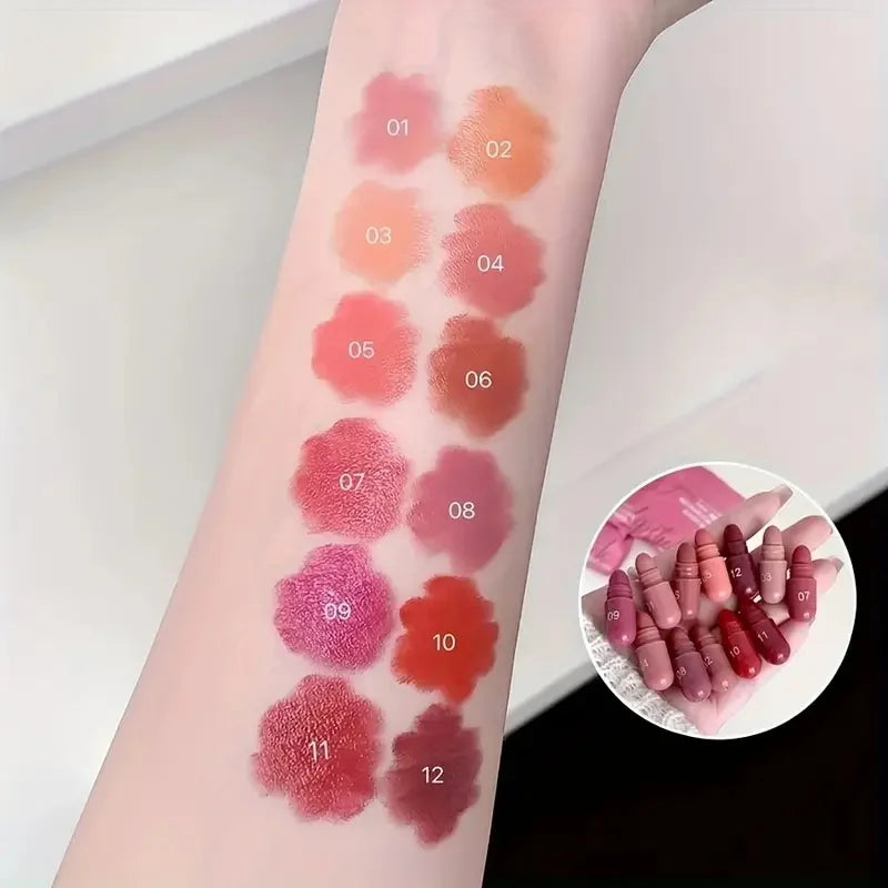 Mini Cocoa Lipsticks Long Lasting Velvet Matte Capsule Lipstick