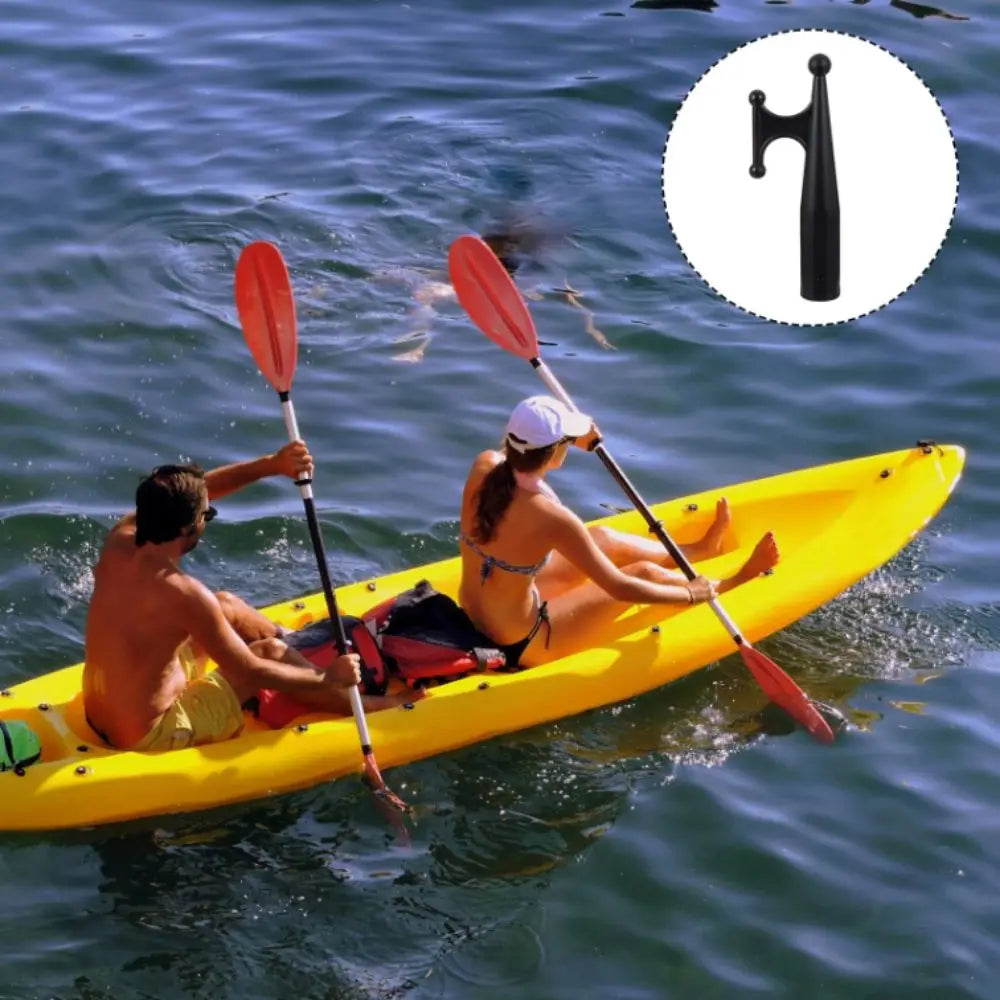 Black Plastic Nylon Boat Hook Nylon Material Replacement Top Durable Boat Hook Floating Design Telescoping Design Zpaxo