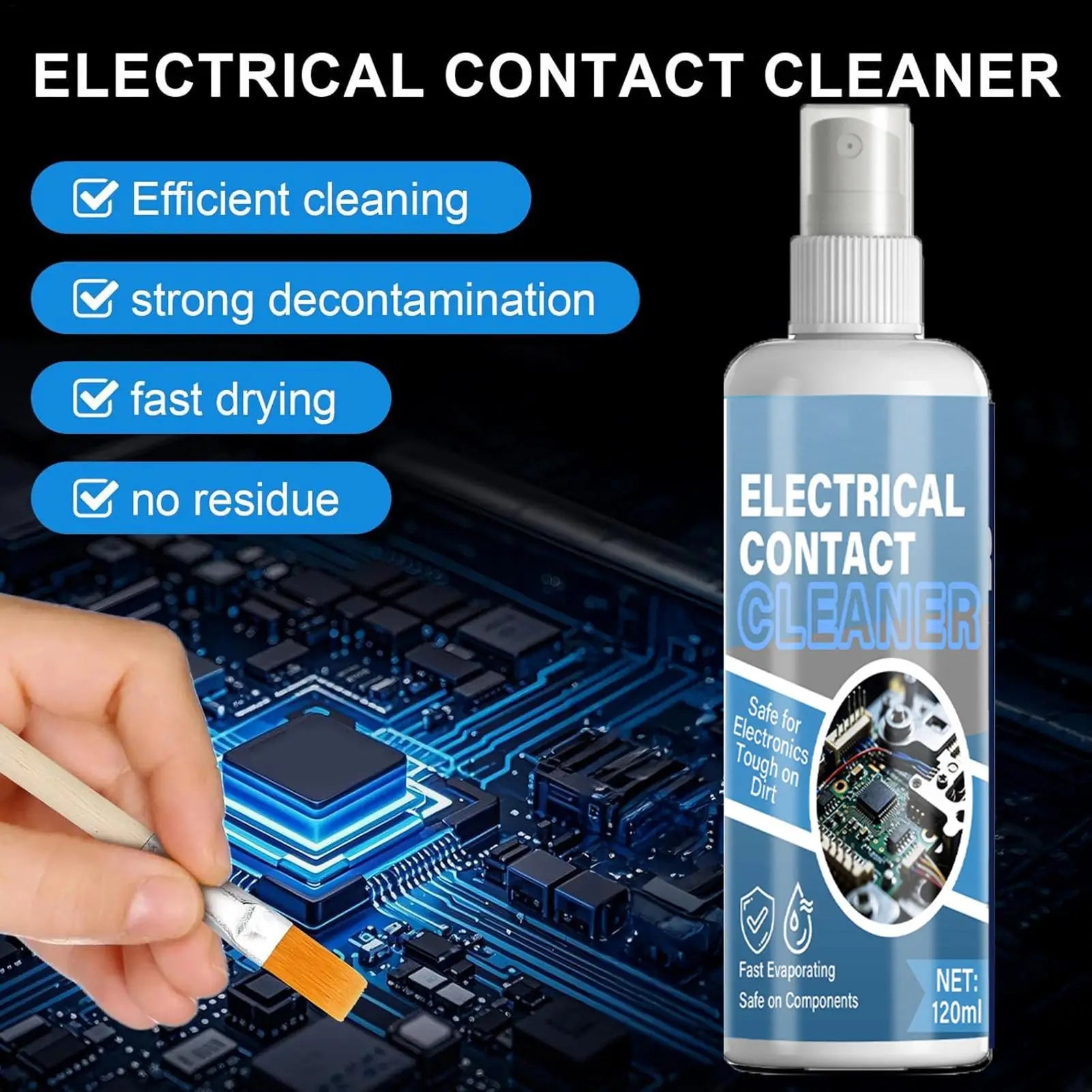 Contact Cleaner Electronics Fast Drying Spray PCB Circuit Board