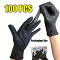 Disposable Nitrile Waterproof Gloves Dish Washing Kitchen Household Gloves Dog Wash Cleaning Glove for Food Working Latex Gloves Zpaxo 100 PCS M-23x10cm