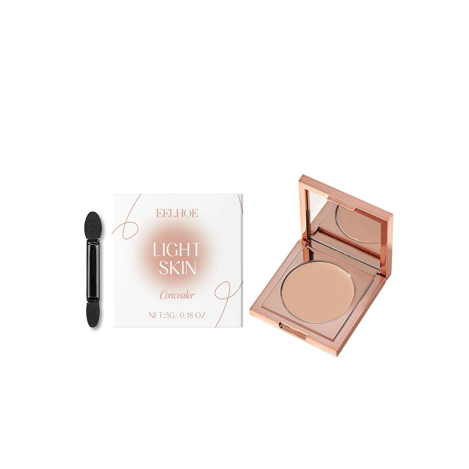 Concealer Lightweight Natural Coverage Of Skin Blemishes Spot Acne Print Cover Dark Circles Long-Lasting Non-Removing Makeup Zpaxo Light Skin