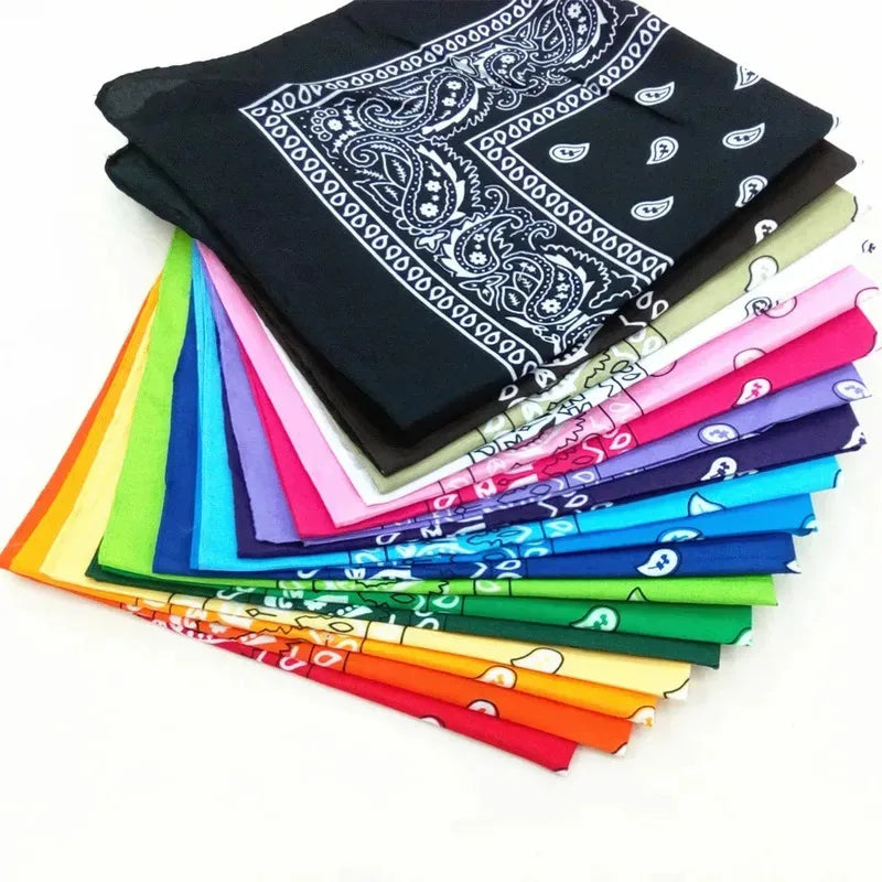 Unisex Plaid Bandana – Hair Band, Neck Scarf & Wrist Wrap