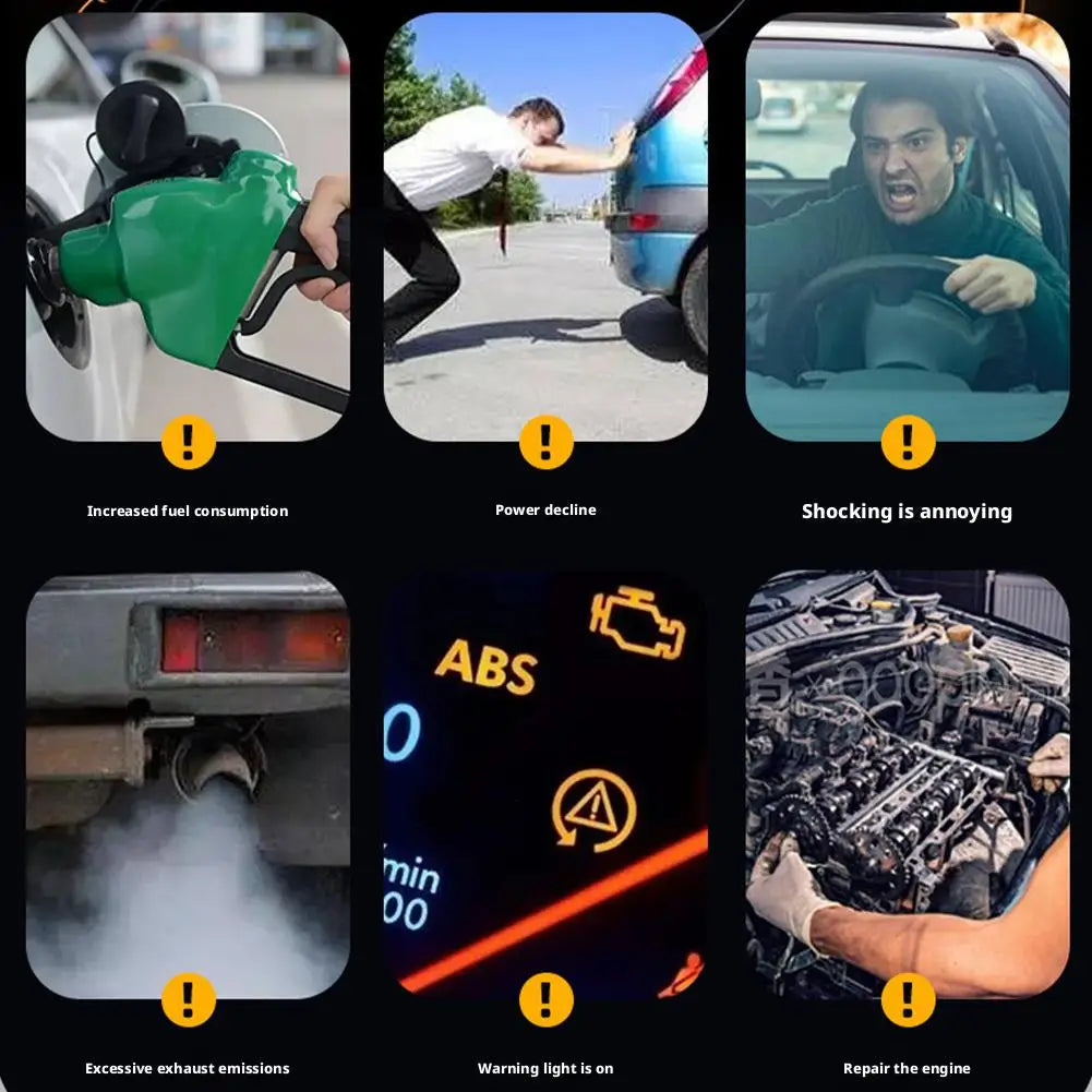 60ml Fuel Injector Cleaner – Gas & Diesel Fuel System Additive Fuel System Cleaner Zpaxo