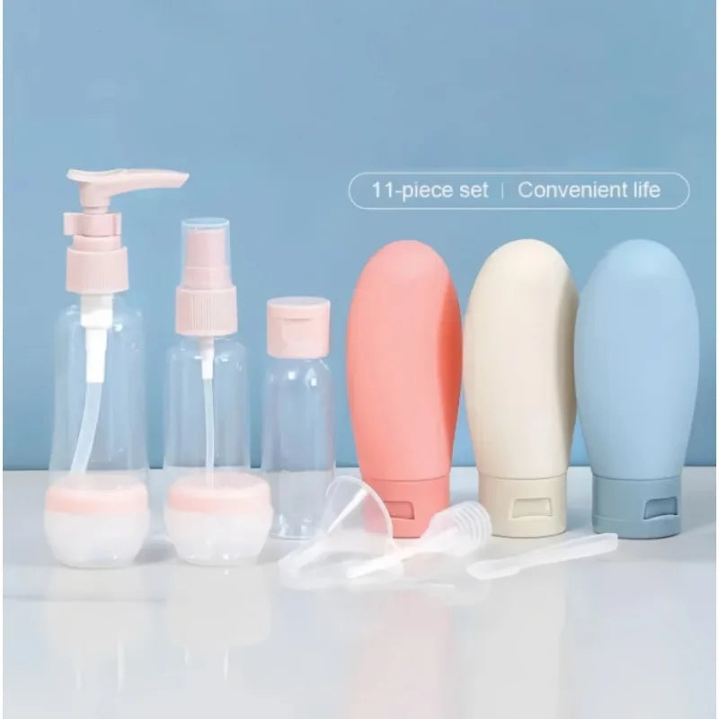 Travel Bottle Refillable Portable Plastic Shampoo Shower Gel Empty