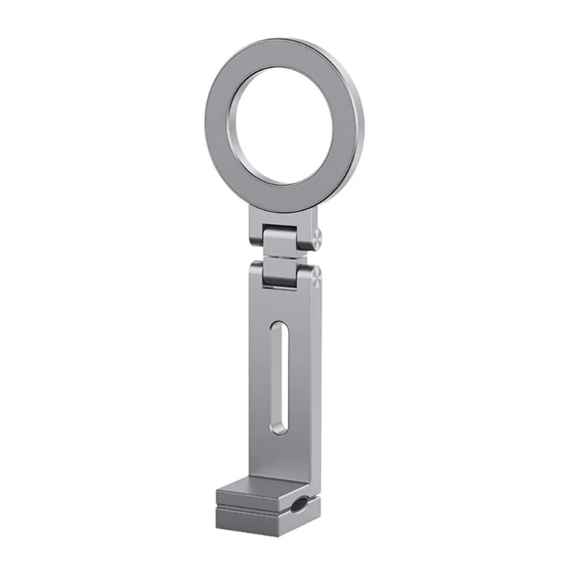 Universal Magnetic Phone Holder Travel Essentials Flexible Rotation Hands-Free Airplane Phone Mount Seat Adjustable Phone Stand Zpaxo GRAY