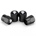 4-Pack Skull Tire Valve Stem Caps – Universal Aluminum Covers