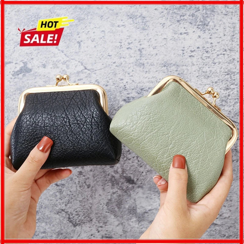 Retro Buckle Candy Color Coin Purse – Women's Short Wallet Women's Coin Purse Zpaxo