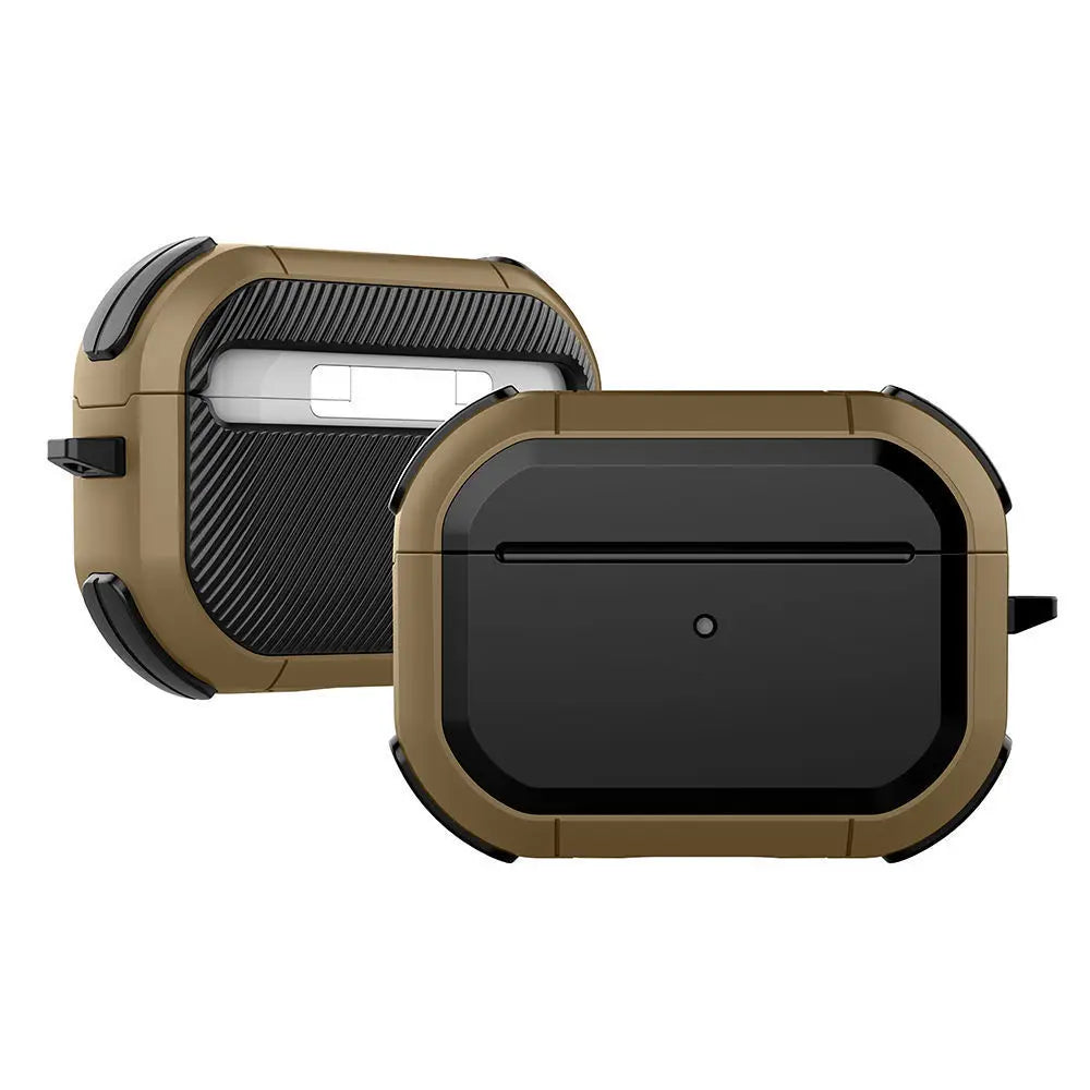 Earphone Protective Case Shockproof Headphone Case With Keyring For Apple Airpods Pro 2 1 AirPods 3 2 1 Headset Case Accessories Zpaxo Brown For Airpods Pro 1