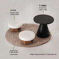 Mini Toy Home Decorations Handmade DIY Stool Table Models Artful Zpaxo A5