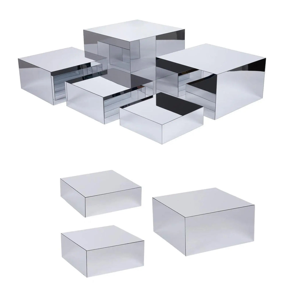 Buffet Risers Decorative Parties Bakery Versatile Mirror Acrylic Cake Zpaxo