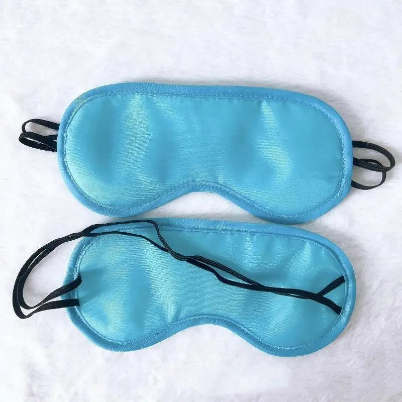 Multicolor Silky Sleep Eye Mask Light Blocking Soft Elastic Strap Zpaxo one size B