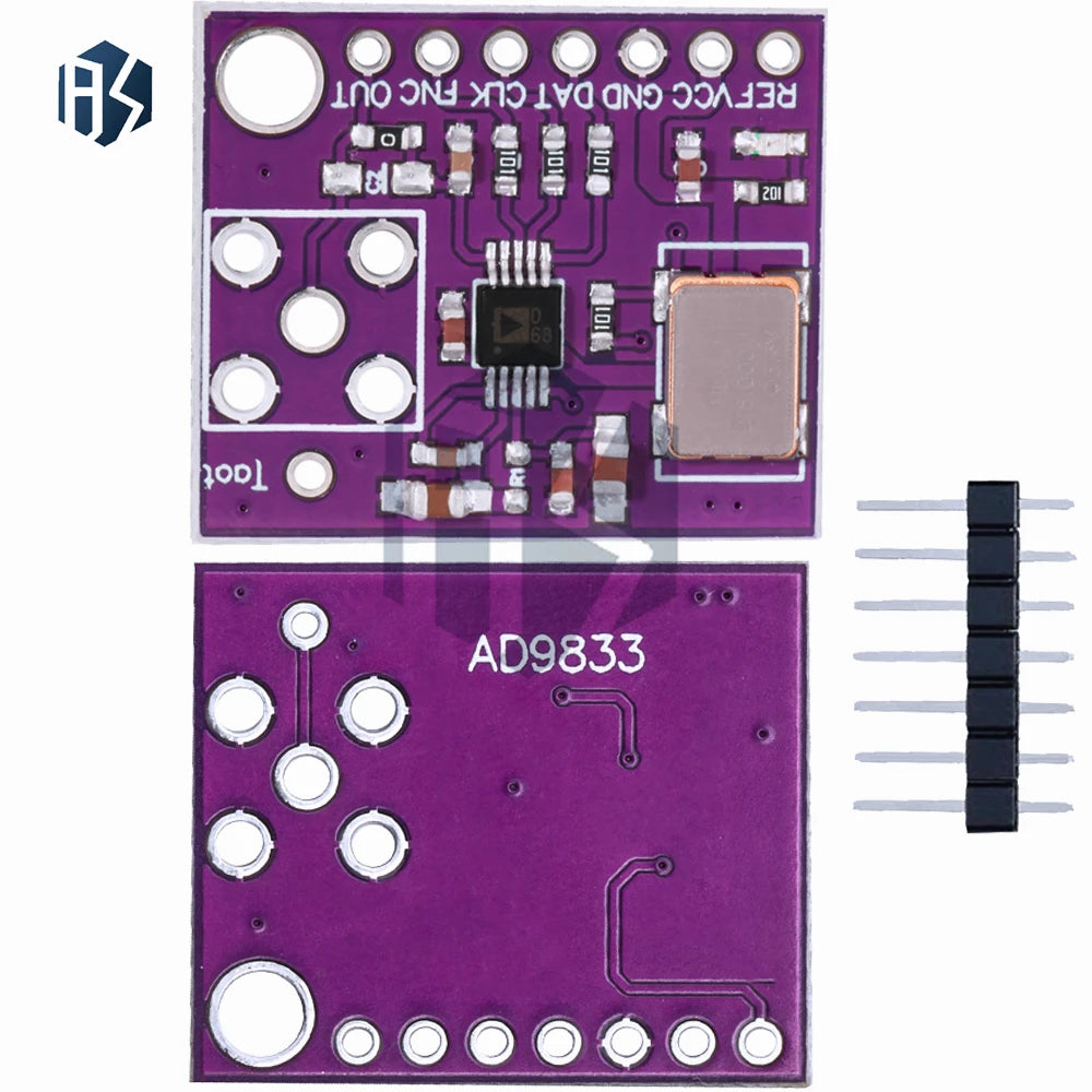 AD9833 AD9833BRMZ Programmable Microprocessor 0-12.5MHZ Sine Square DDS Signal Generator Module Serial Interface Module Zpaxo