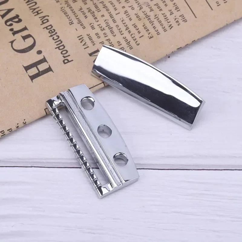 YAQI Single Edge Chrome Safety Razor Head – Men's Travel Safety Razor Head Zpaxo